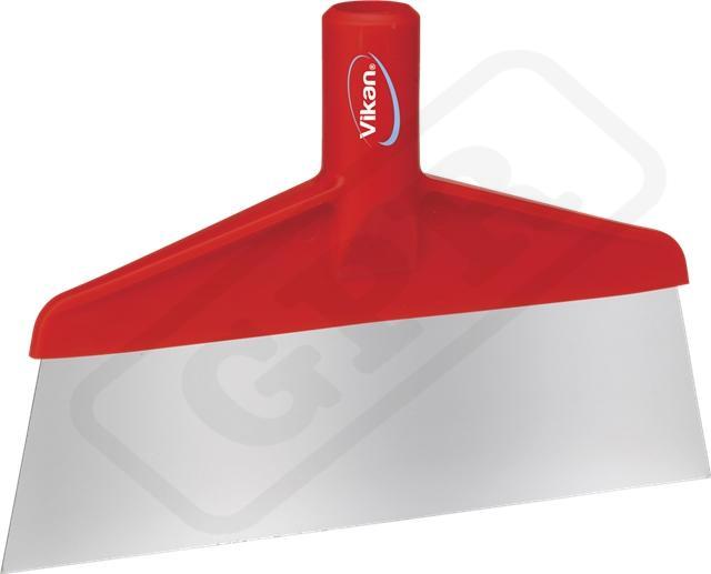 2910 Škrabka nerezová 260 mm červená