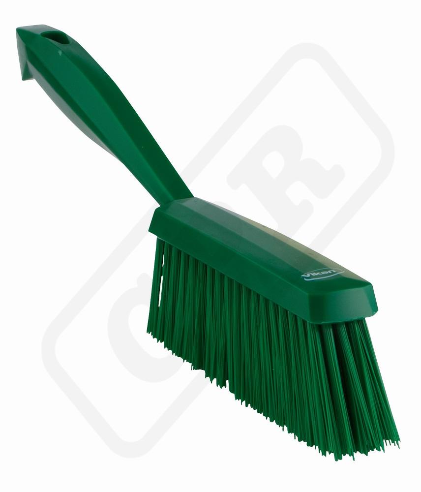 Ručný zmeták 357 mm stredne tvrdý zelený