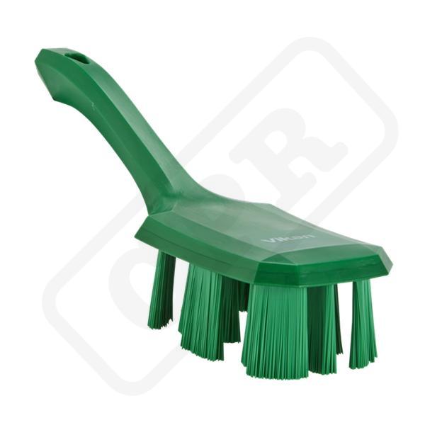 Ručná kefa 260 mm tvrdá zelená