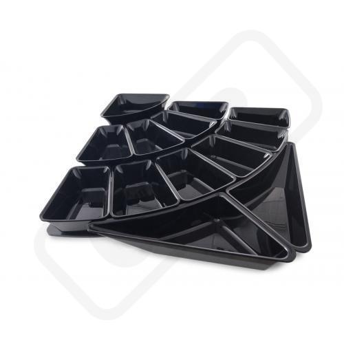 Systém Misiek PLEXI Amphitheater 3 čierny lesklý