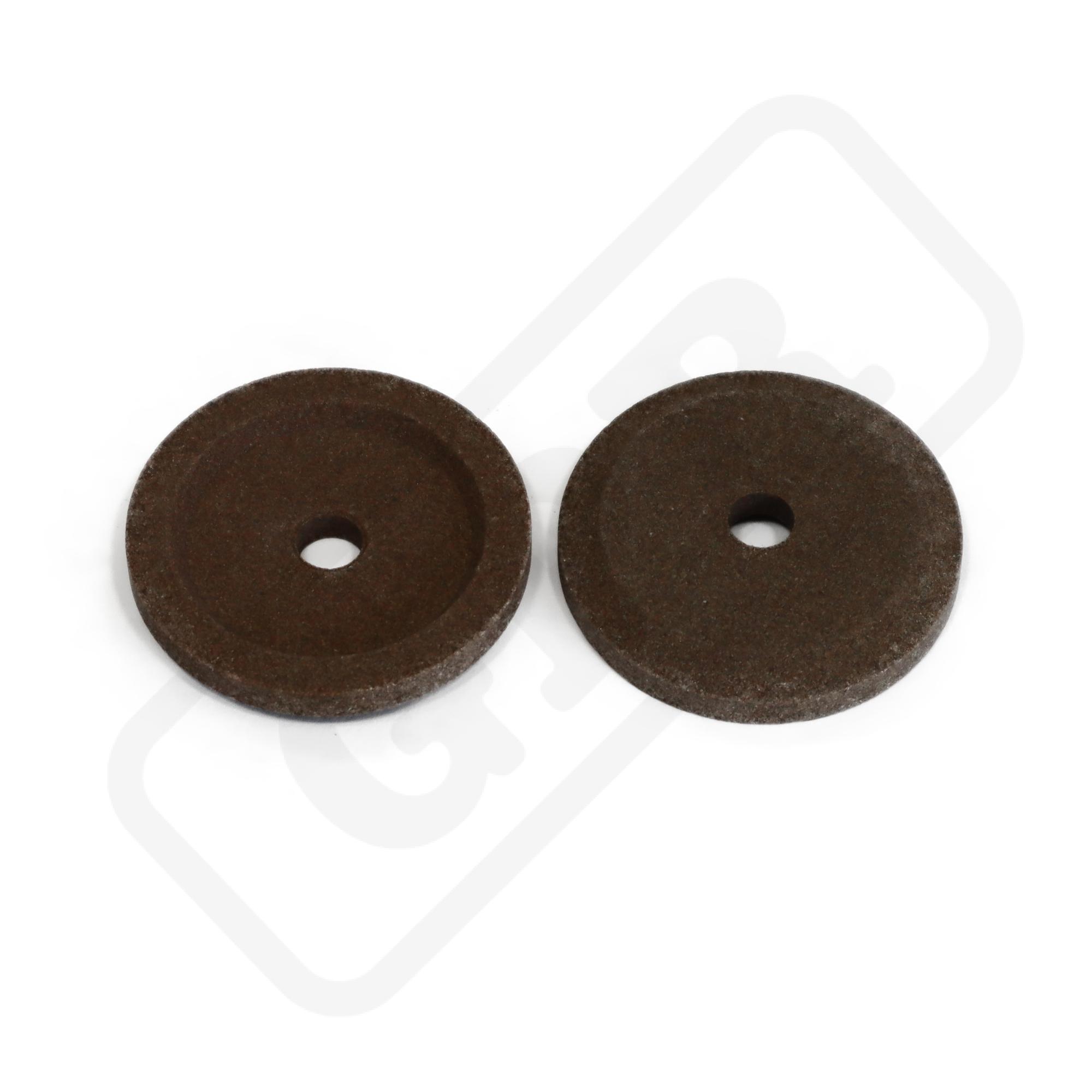 Obťahový kameň 50x8mm jemné zrno, 8mm diera bez náboja