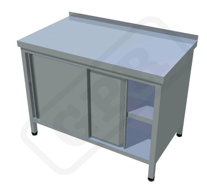 Stôl pracovný T-SD03 1300x600 krytovaný,pos.dvierka (cena po zľave 30%)