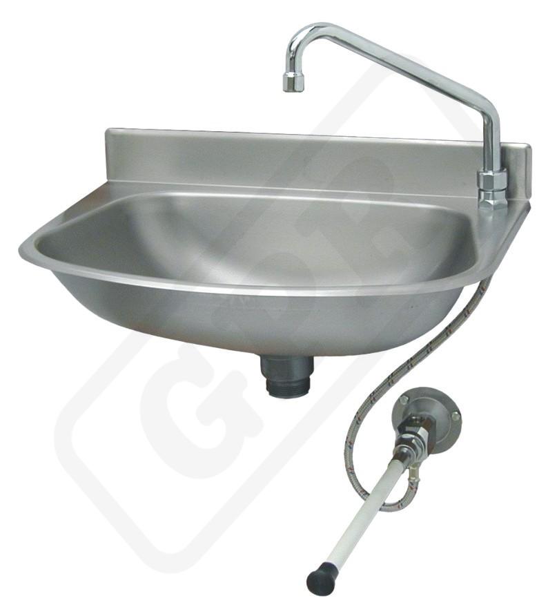 Umývadlo nástenné kolenový spínač model 01